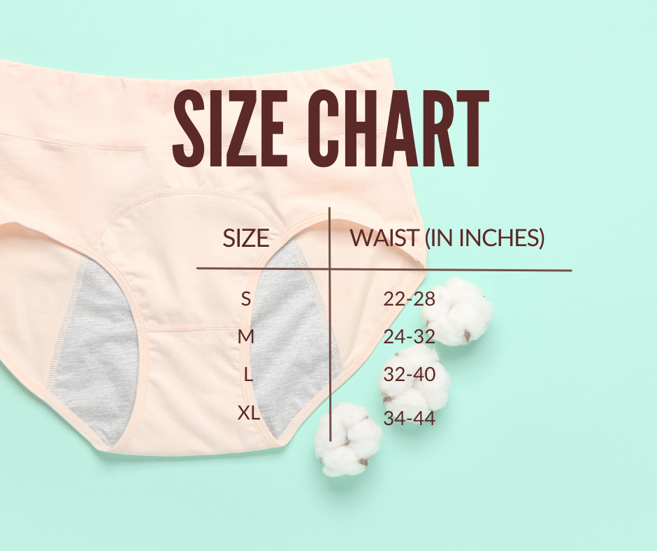 Absorbent Reusable Periods Panty