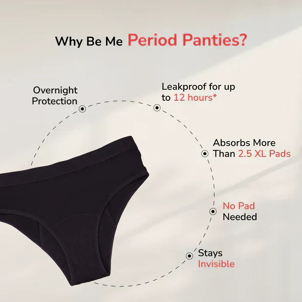 Absorbent Reusable Periods Panty